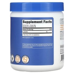 Nutricost, L-цитруллин, без вкусовых добавок, 250 г, 83 порции